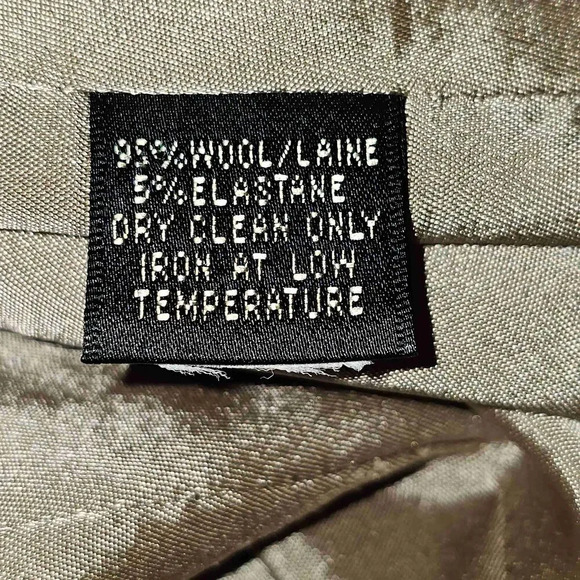 Ralph Lauren Black Label Womens Taupe Wool‎ Long Duster Trench Coat 12 - Picture 6 of 6